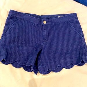 Lily Pulitzer Scalloped Shorts